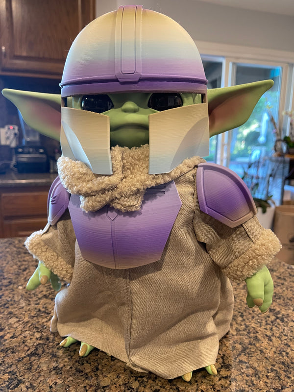 Custom Full Sized Armored Foundling - Purple Lavender rainbow