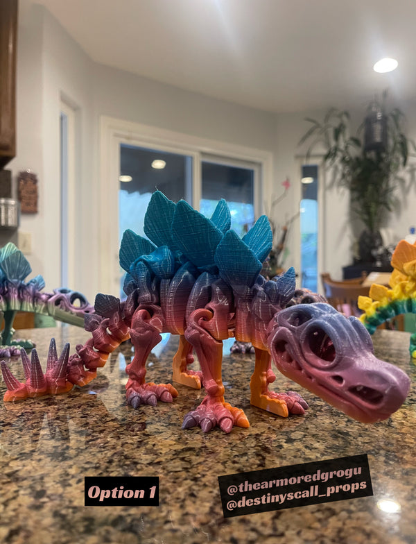 Stegosaurus Skelly - 4 color options