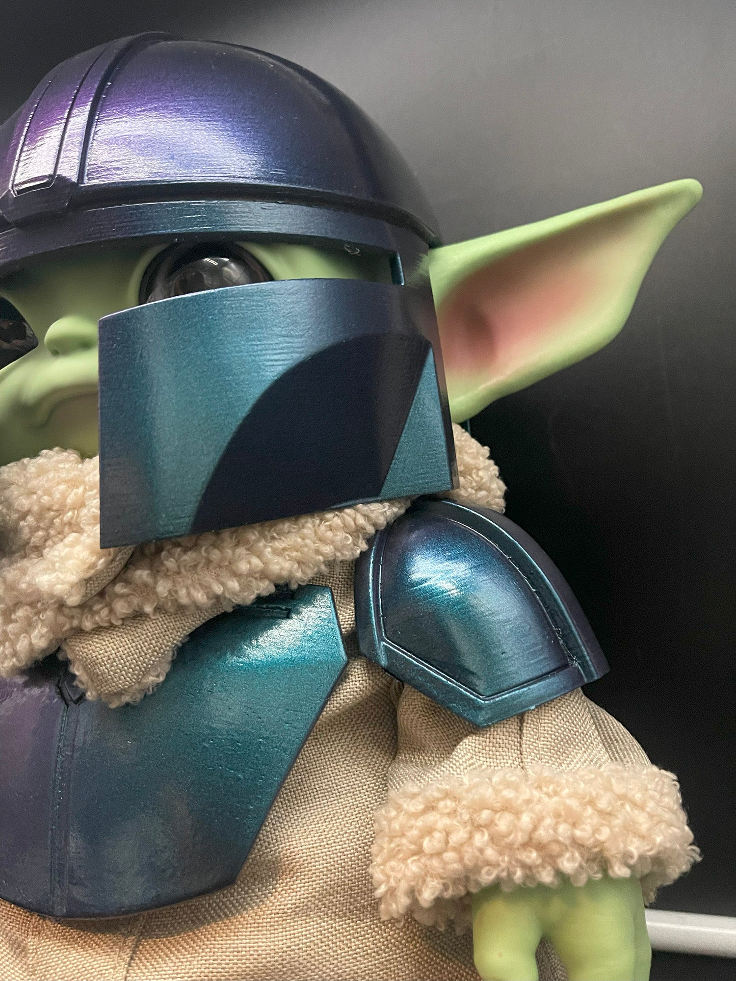 Colorshift Grogu Armor Set | Mandalorian Beskar & Star Wars Cosplay ...